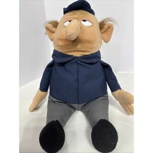 Vintage 1985 Mailman Plush Doll 16" Carousel By Guy‎ T Korea Funny Character Toy